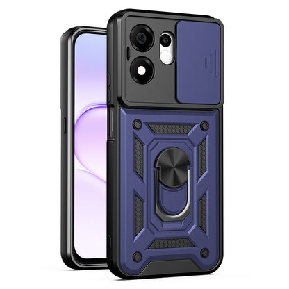 Capa para Honor 600 Smart, Techsuit, CamShield, Azul