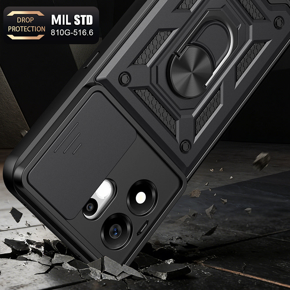Capa para Honor 600 Smart, Techsuit, CamShield, Azul