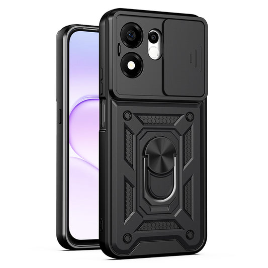 Capa para Honor 600 Smart, Techsuit, CamShield, Preta