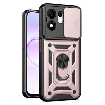 Capa para Honor 600 Smart, Techsuit, CamShield, Rosa Dourado