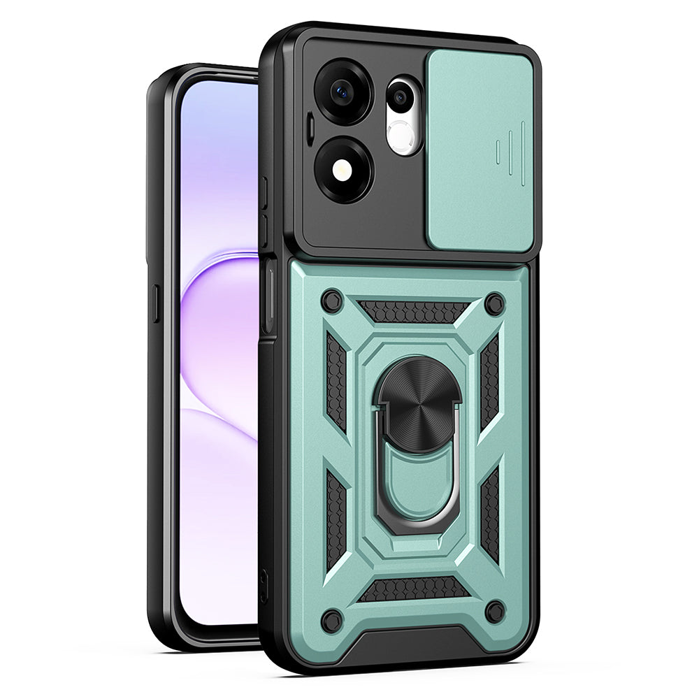 Capa para Honor 600 Smart, Techsuit, CamShield, Verde
