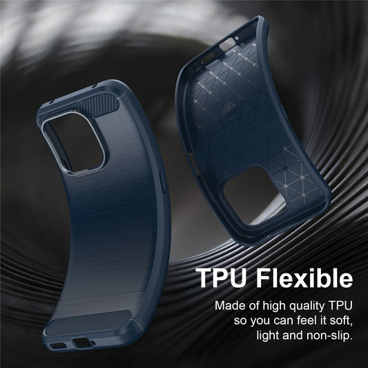Capa para Honor 600 Smart, Techsuit, Carbono, Azul