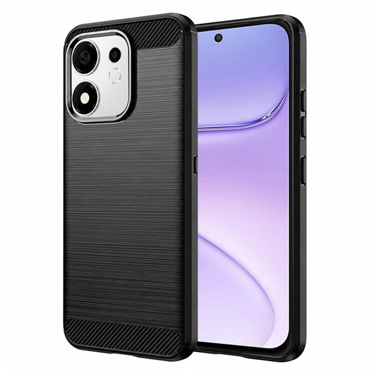 Capa para Honor 600 Smart, Techsuit, Carbono, Preta