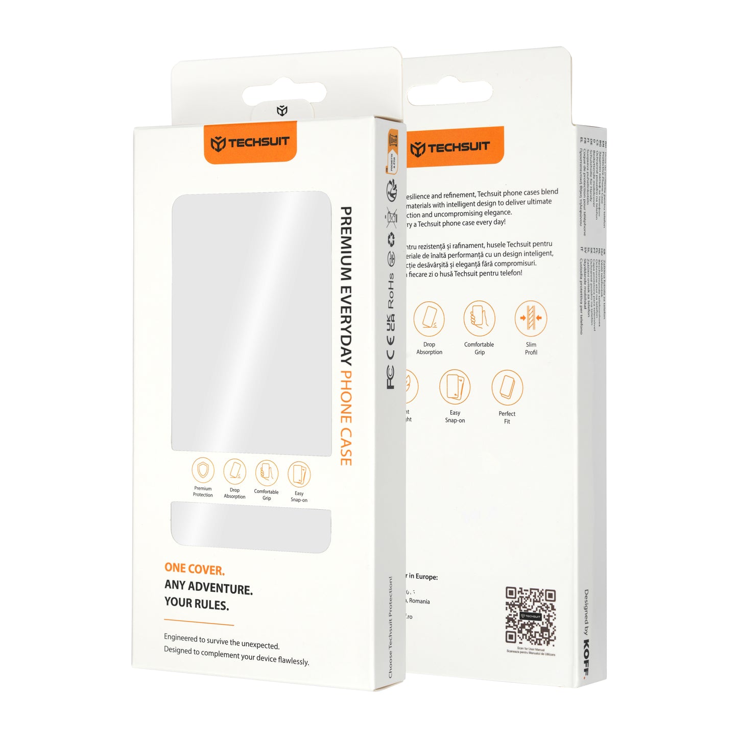 Capa para Honor 600 Smart, Techsuit, Leather Folio, Castanha
