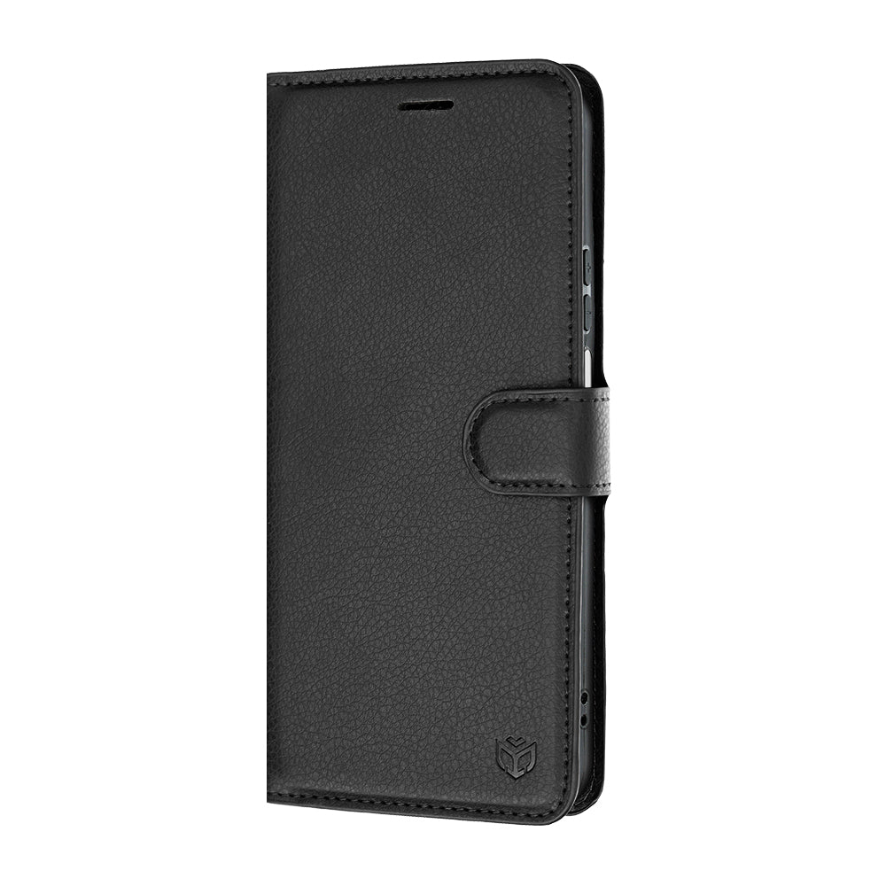 Capa para Honor 600 Smart, Techsuit, Leather Folio, Preta