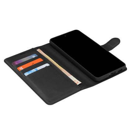 Capa para Honor 600 Smart, Techsuit, Leather Folio, Preta