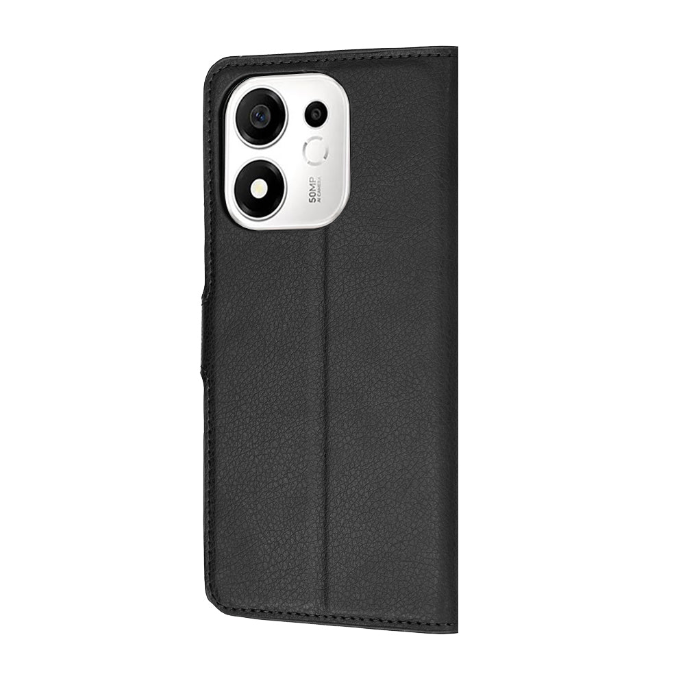 Capa para Honor 600 Smart, Techsuit, Leather Folio, Preta