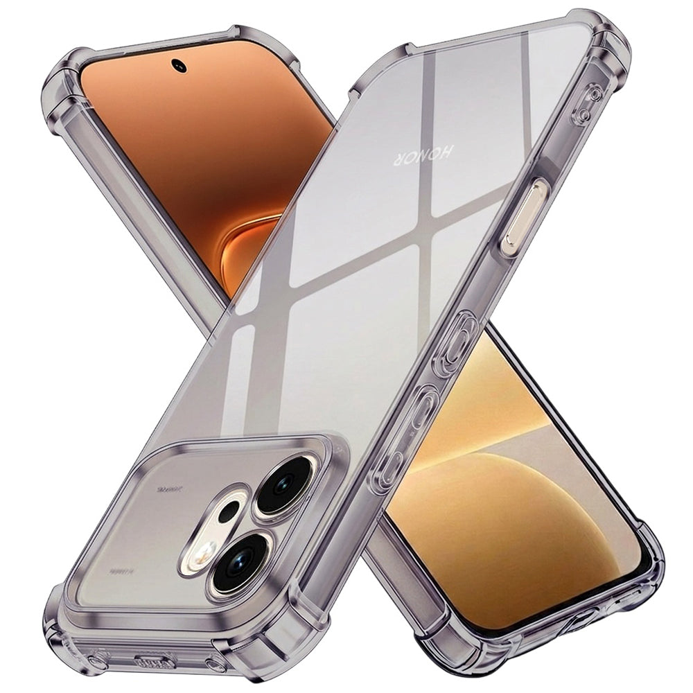 Capa para Honor 600, Techsuit, Transparente Antichoque, Fumada