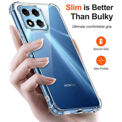 Capa para Honor 70 Lite / X6 / X8 5G, Techsuit, Transparente à Prova de Choques