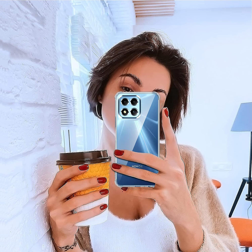 Capa para Honor 70 Lite / X6 / X8 5G, Techsuit, Transparente à Prova de Choques
