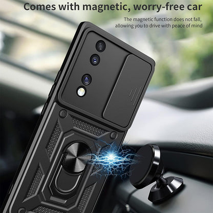 Capa para Honor 70, Techsuit, CamShield, Preta