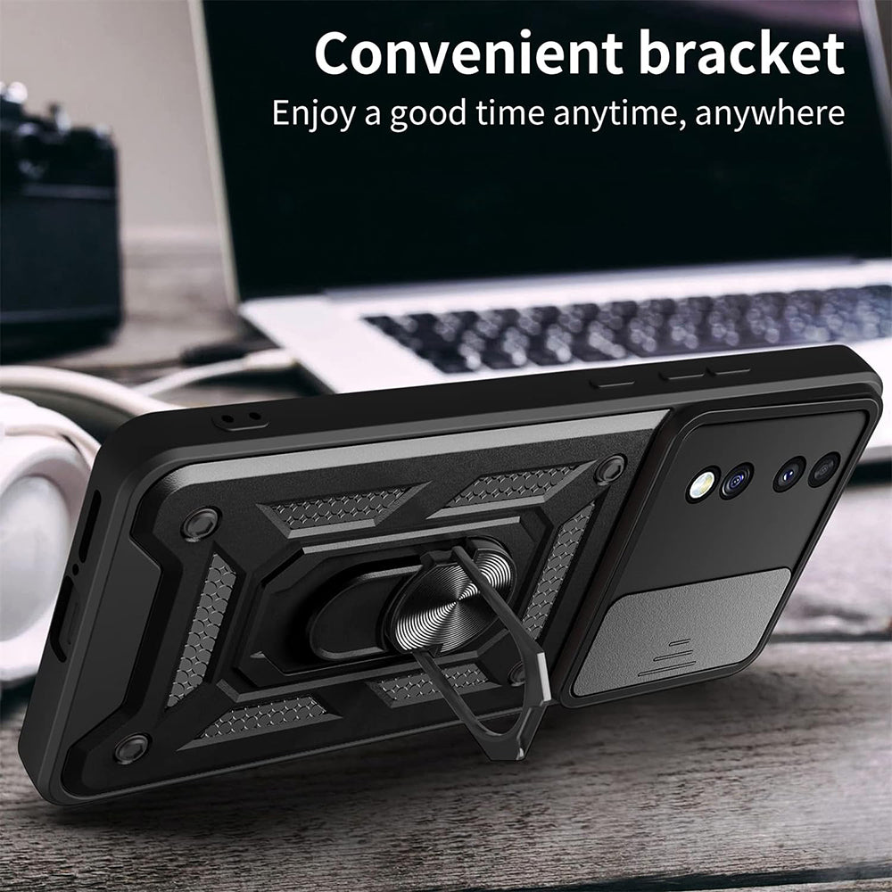 Capa para Honor 70, Techsuit, CamShield, Preta