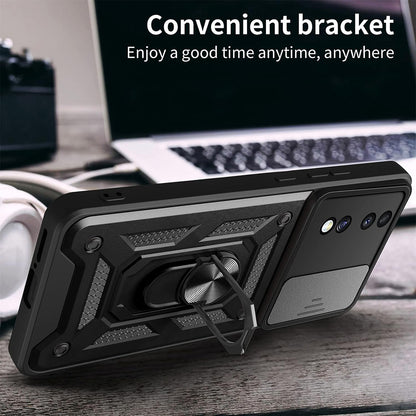 Capa para Honor 70, Techsuit, CamShield, Preta