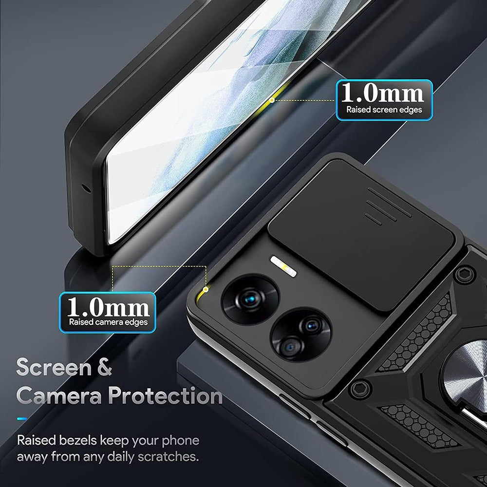Capa para Honor 90 Lite, Techsuit, CamShield, Preta