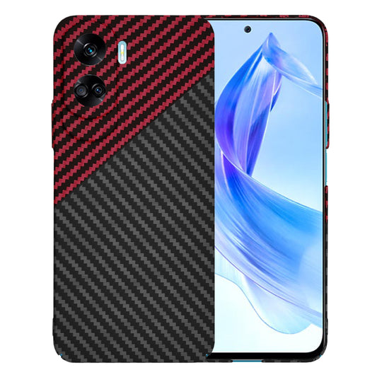 Capa para Honor 90 Lite, Techsuit, Carbonite FiberShell, Preto Vermelho