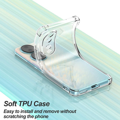 Capa para Honor 90 Pro, Techsuit, Shockproof Clear, Transparente