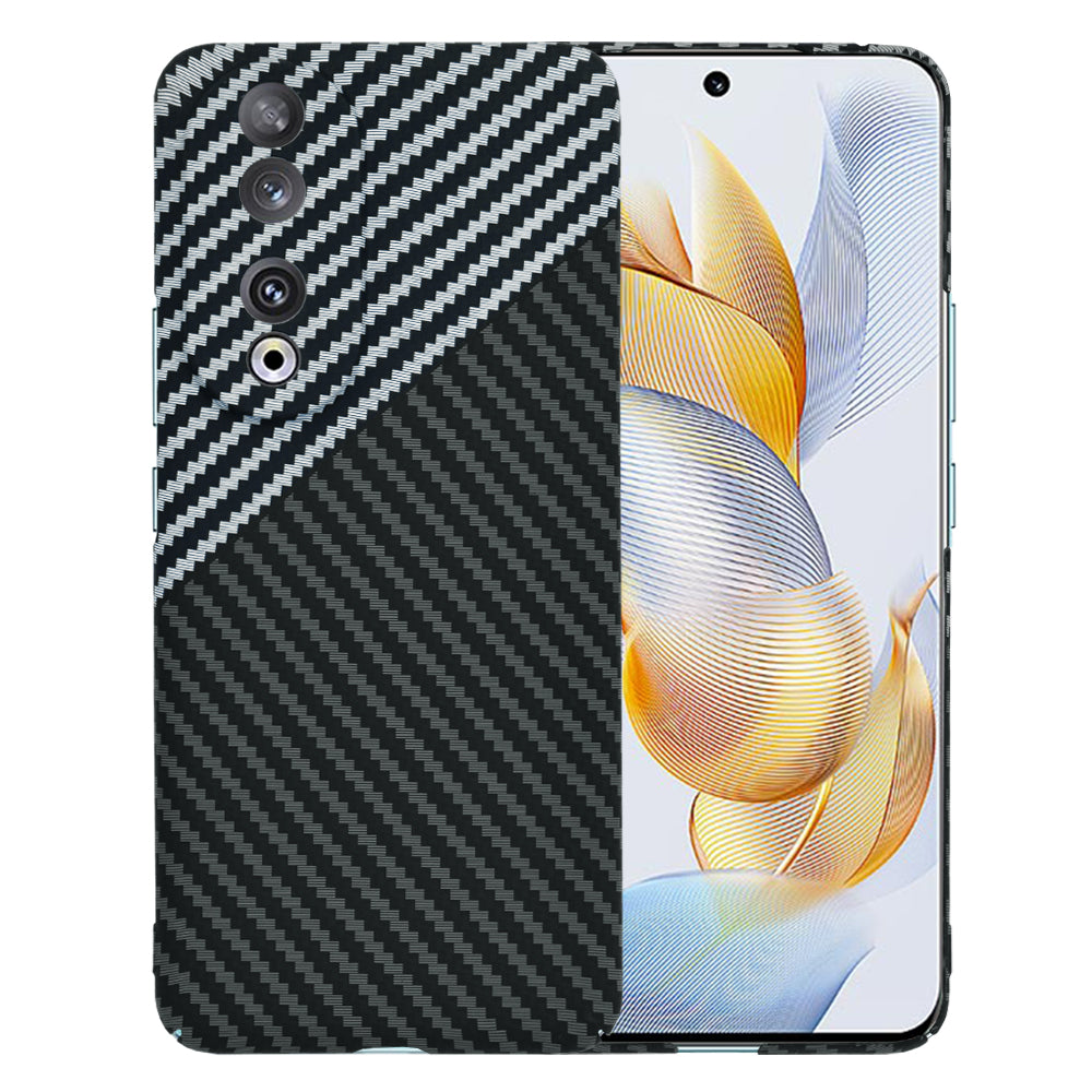 Capa para Honor 90, Techsuit, Carbonite FiberShell, Preto Cinzento