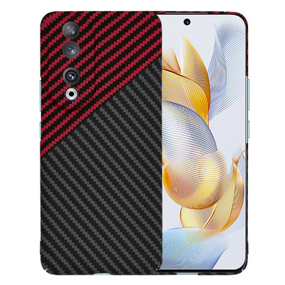 Capa para Honor 90, Techsuit, Carbonite FiberShell, Preto Vermelho