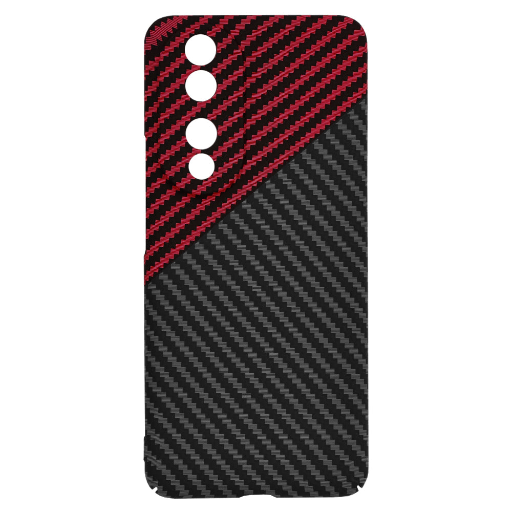 Capa para Honor 90, Techsuit, Carbonite FiberShell, Preto Vermelho