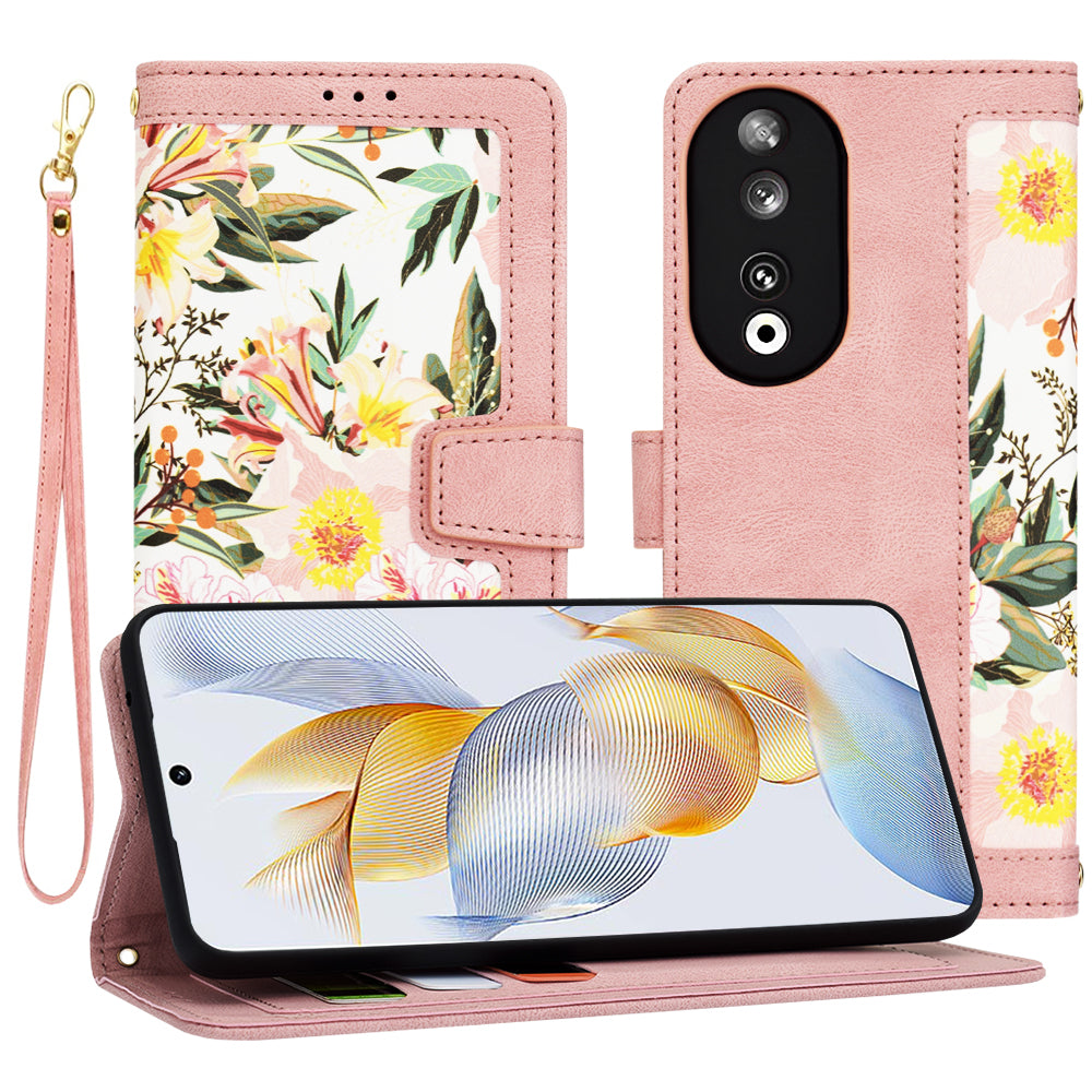 Capa para Honor 90, Techsuit, FlipCraft, Rosa