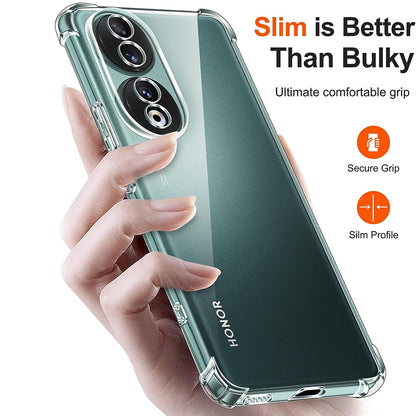 Capa para Honor 90, Techsuit, Shockproof Clear, Transparente