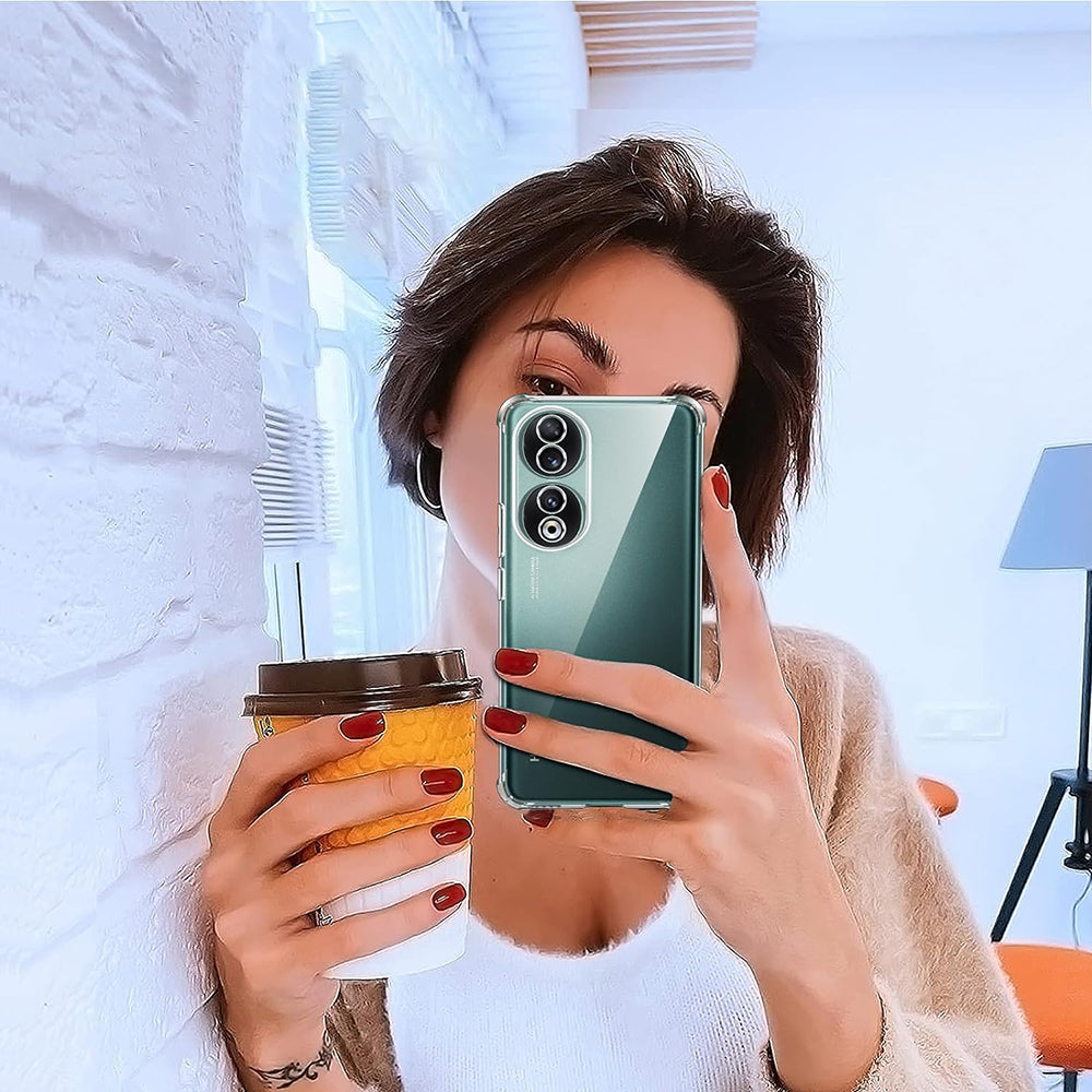 Capa para Honor 90, Techsuit, Shockproof Clear, Transparente