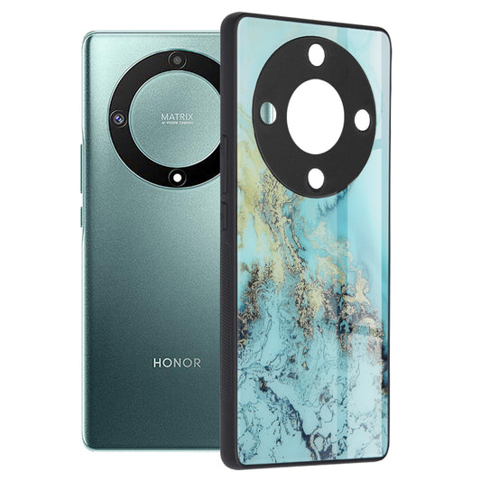 Capa para Honor Magic5 Lite, Techsuit, Glaze, Azul