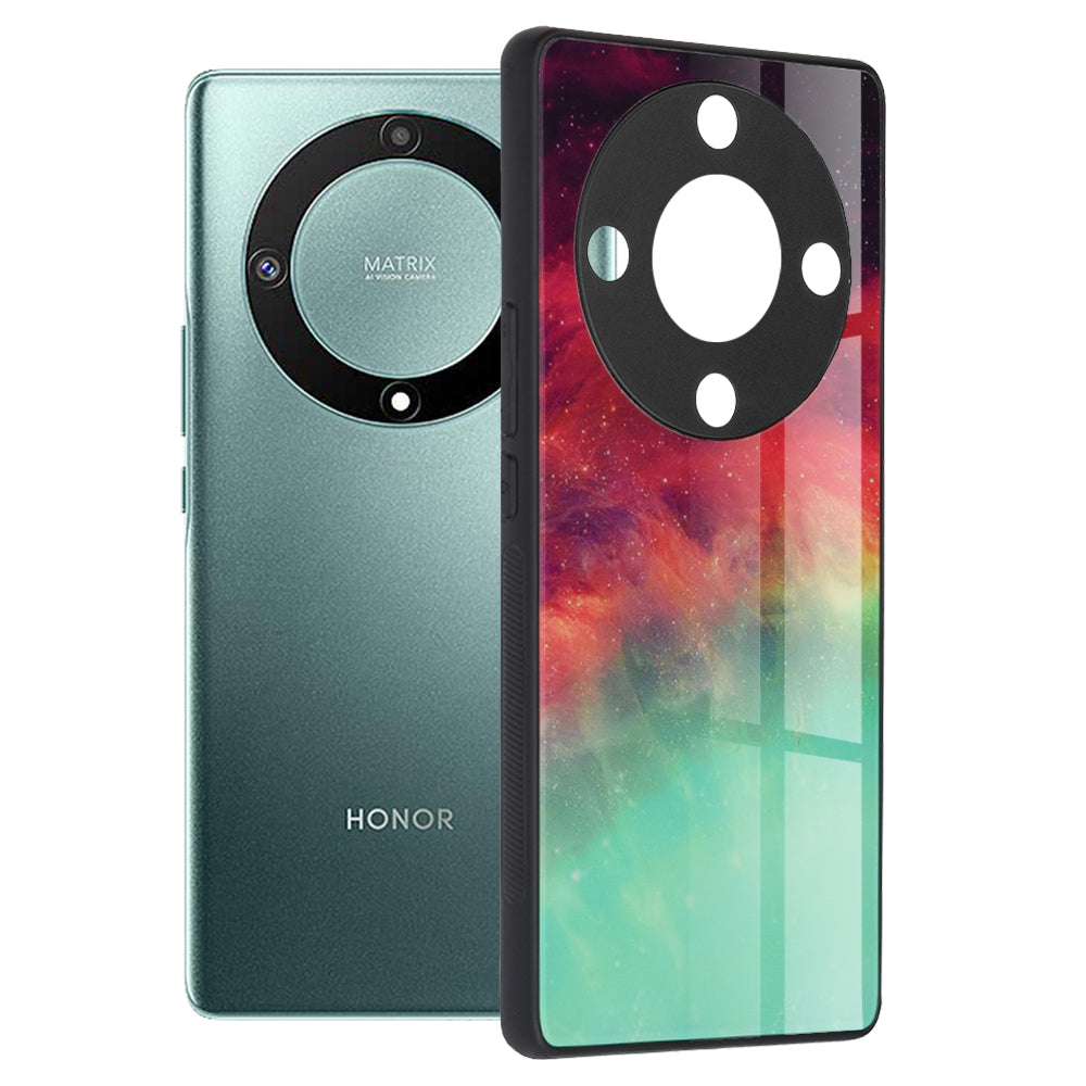 Capa para Honor Magic5 Lite, Techsuit, Glaze, Turquesa