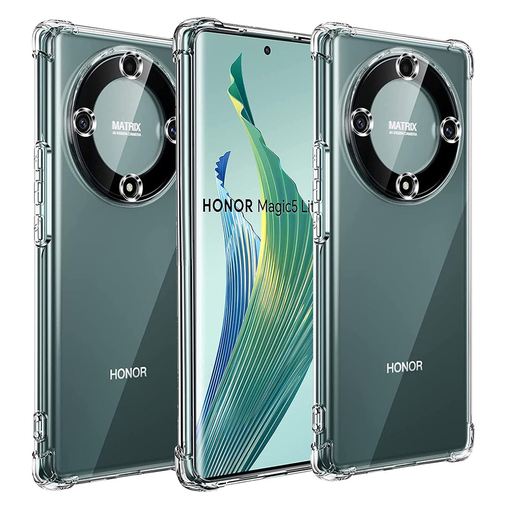 Capa para Honor Magic5 Lite, Techsuit, Shockproof Clear, Transparente