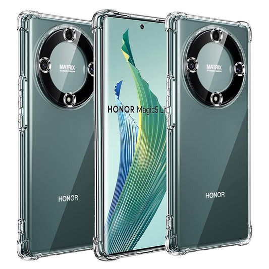 Capa para Honor Magic5 Lite, Techsuit, Shockproof Clear, Transparente