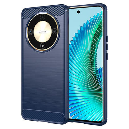 Capa para Honor Magic6 Lite, Techsuit, Carbono, Azul