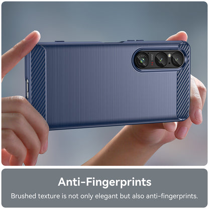 Capa para Honor Magic6 Lite, Techsuit, Carbono, Azul