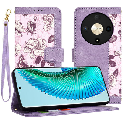 Capa para Honor Magic6 Lite, Techsuit, FlipCraft, Roxo