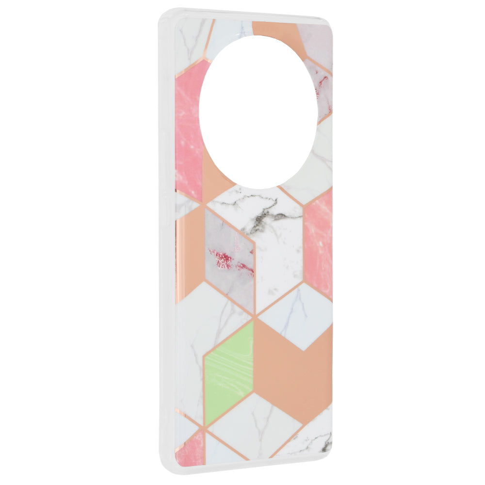 Capa para Honor Magic6 Lite, Techsuit, Marble, Roxo