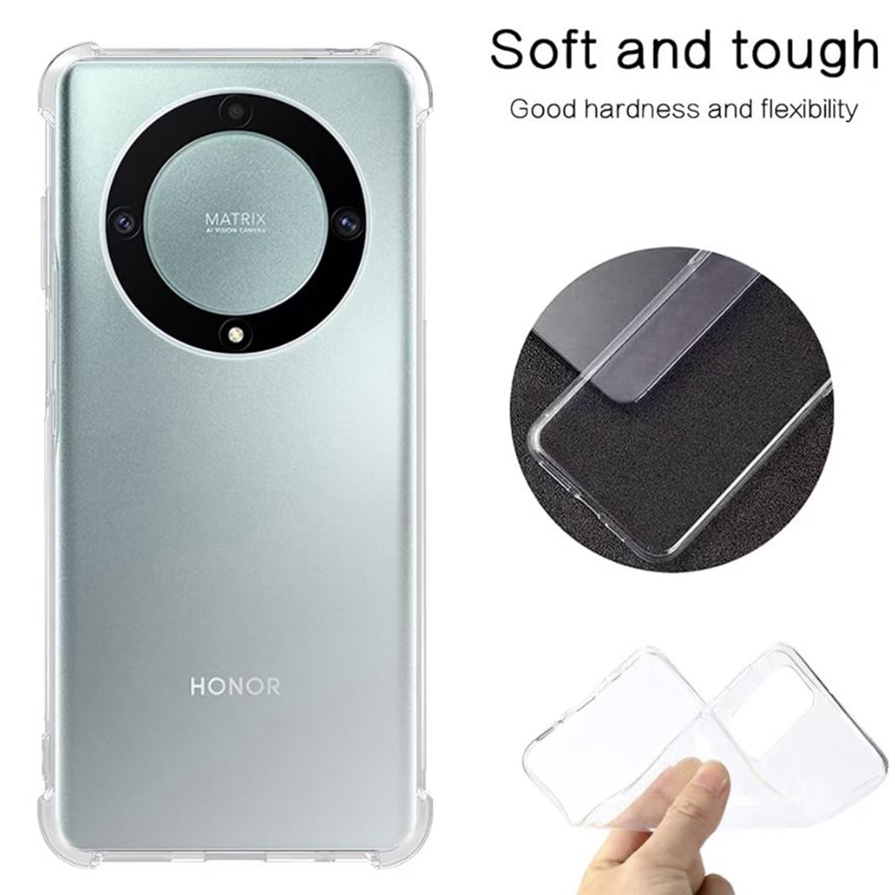Capa para Honor Magic6 Lite, Techsuit, Shockproof Clear, Transparente