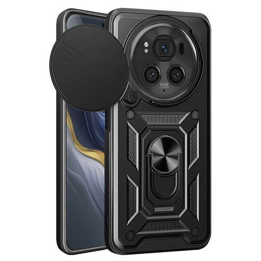 Capa para Honor Magic6 Pro, Techsuit, CamShield, Preta