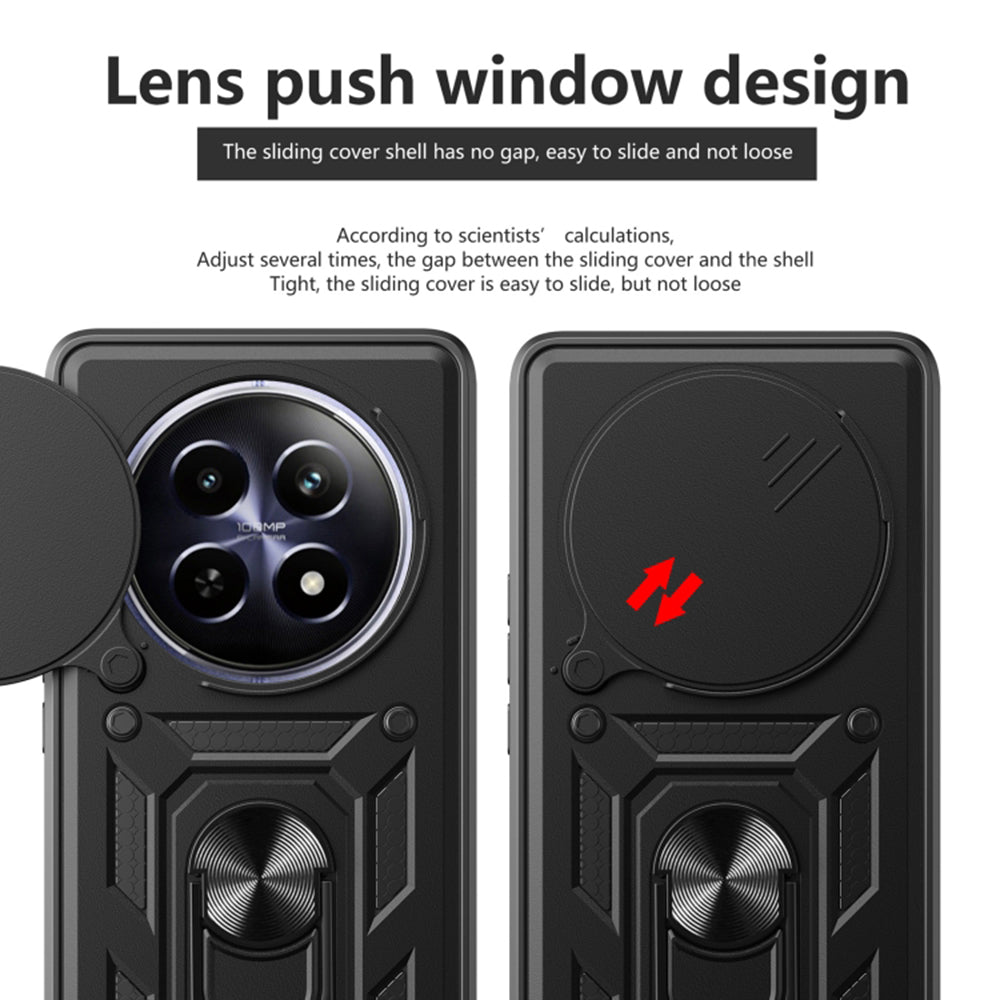 Capa para Honor Magic6 Pro, Techsuit, CamShield, Preta