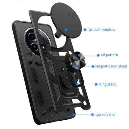 Capa para Honor Magic6 Pro, Techsuit, CamShield, Preta