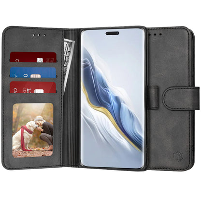 Capa para Honor Magic6 Pro, Techsuit, Diary Book, Preta
