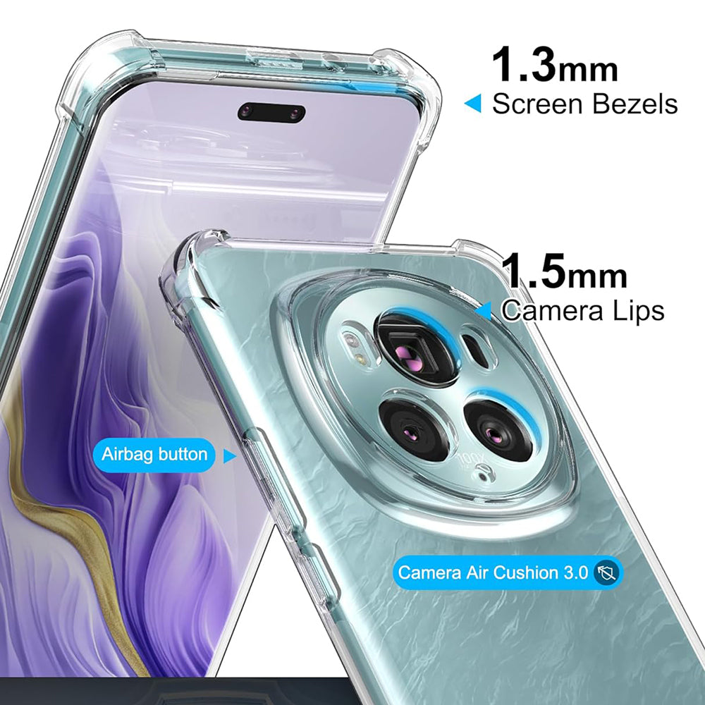 Capa para Honor Magic6 Pro, Techsuit, Shockproof Clear, Transparente