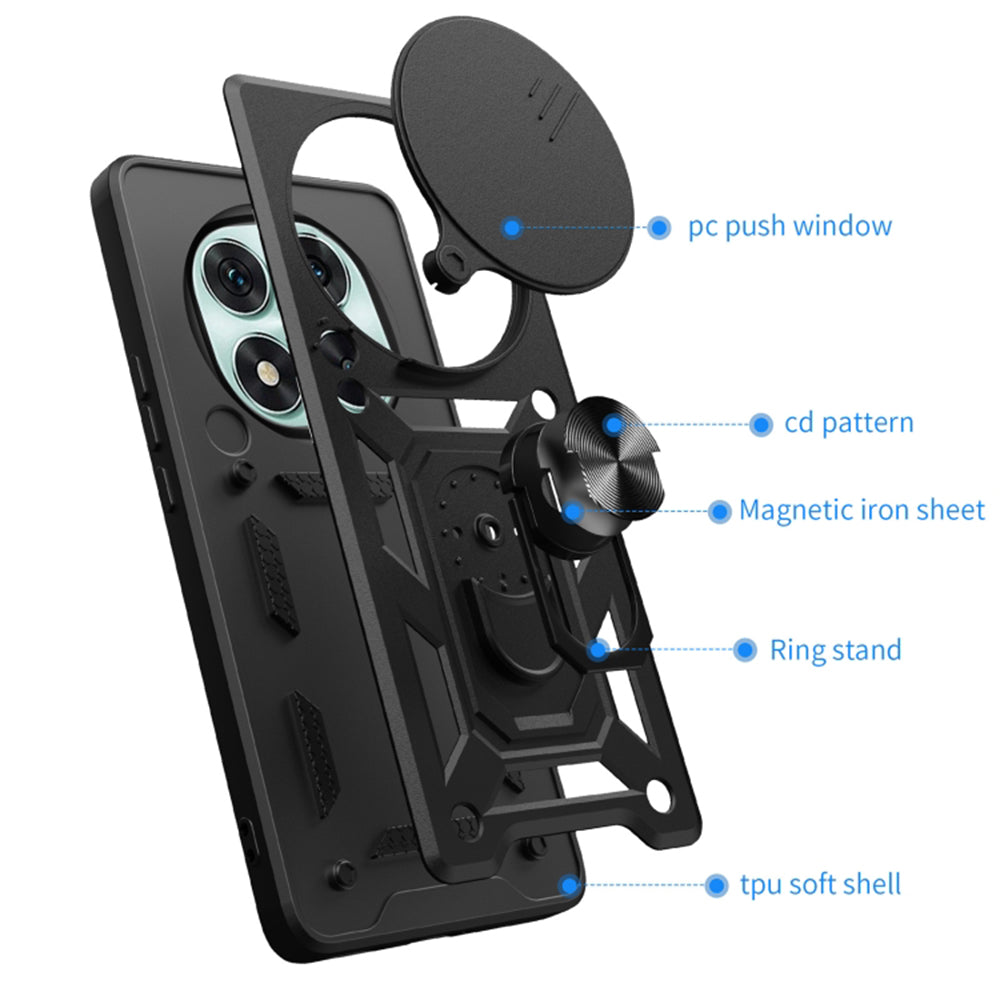 Capa para Honor Magic7 Pro, Techsuit, CamShield, Azul