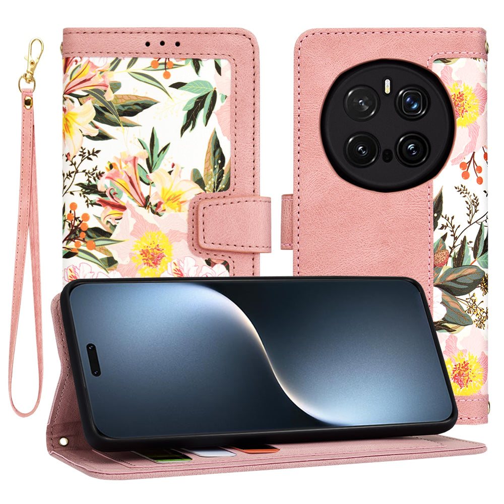 Capa para Honor Magic7 Pro, Techsuit, FlipCraft, Rosa