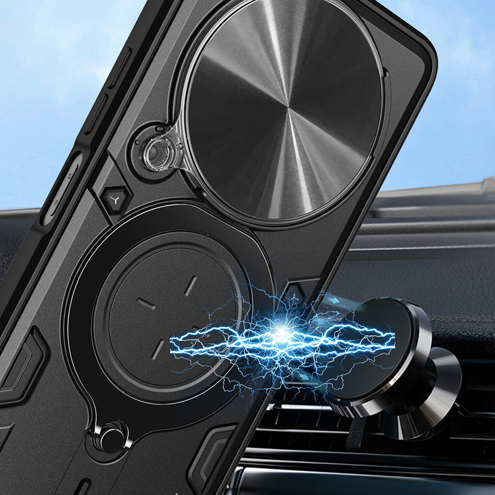 Capa para Honor Magic8 Lite, Techsuit, CamGuard Pro, Preta