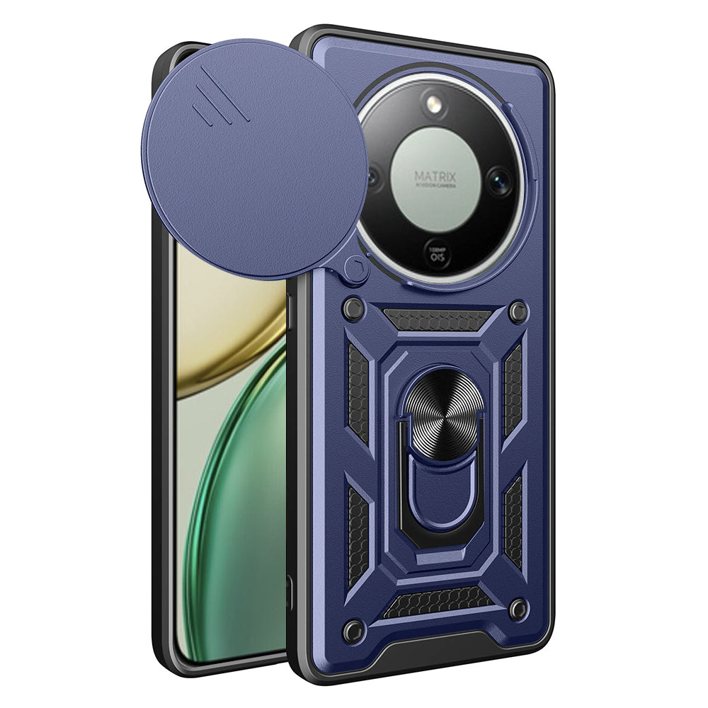 Case for Honor Magic8 Lite, Techsuit, CamShield, Blue