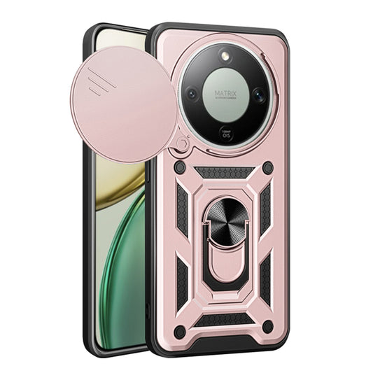 Capa para Honor Magic8 Lite, Techsuit, CamShield, Rosa Dourado