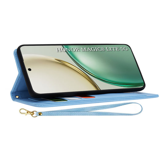 Capa para Honor Magic8 Lite, Techsuit, FlipCraft, Azul