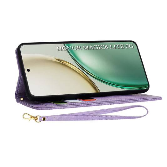 Capa para Honor Magic8 Lite, Techsuit, FlipCraft, Roxo