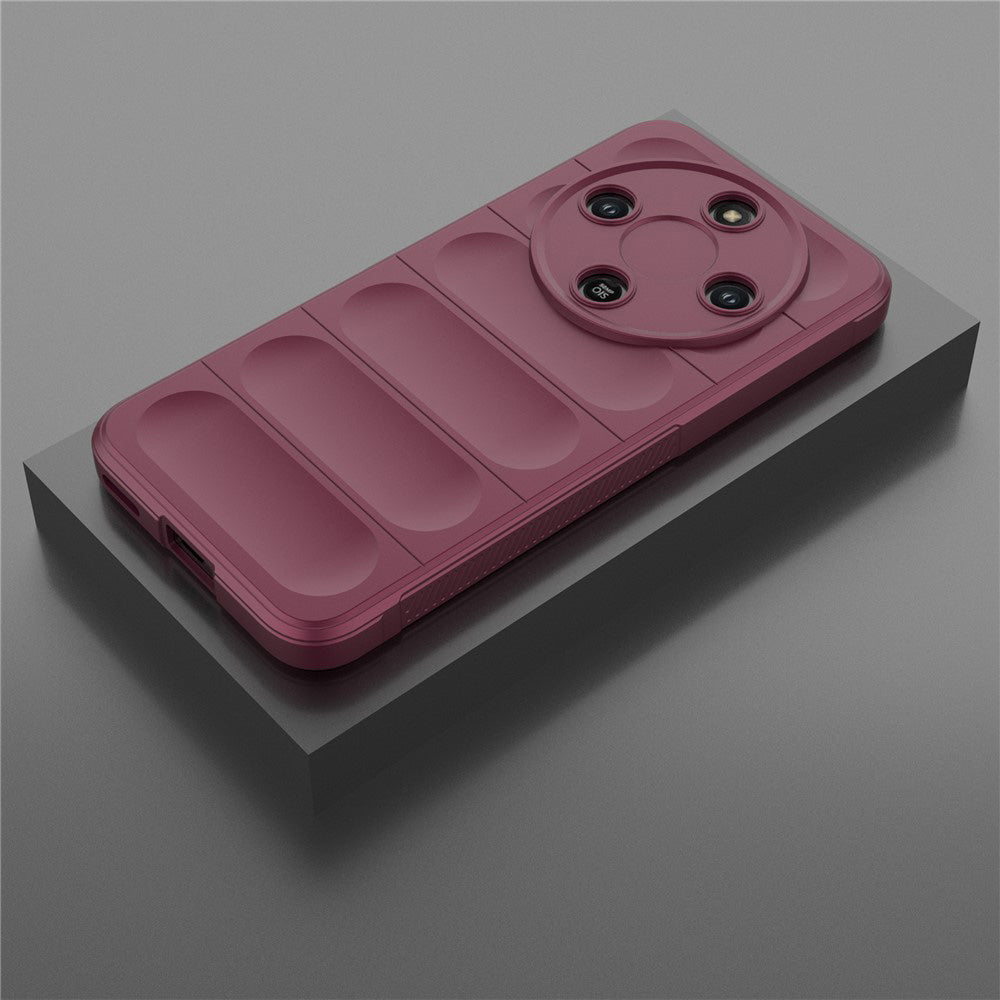 Case for Honor Magic8 Lite, Techsuit, Magic Shield, Burgundy