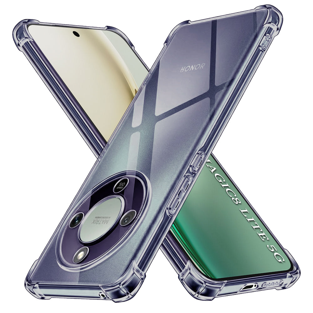 Capa para Honor Magic8 Lite, Techsuit, Shockproof Clear, Fumê