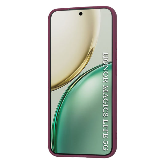 Capa para Honor Magic8 Lite, Techsuit, SoftFlex, Cor de Cereja